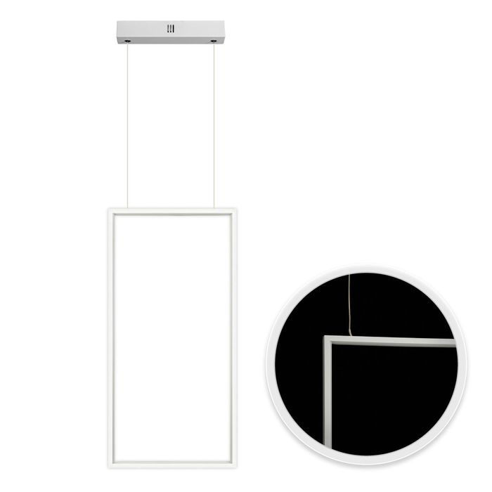 Pendente Tec 30x60cm LED 32W 3000k GD015W Bella ST2482