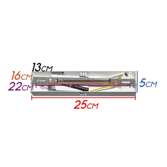 Pendente Tec 30x60cm LED 32W 3000k GD015W Bella ST2482