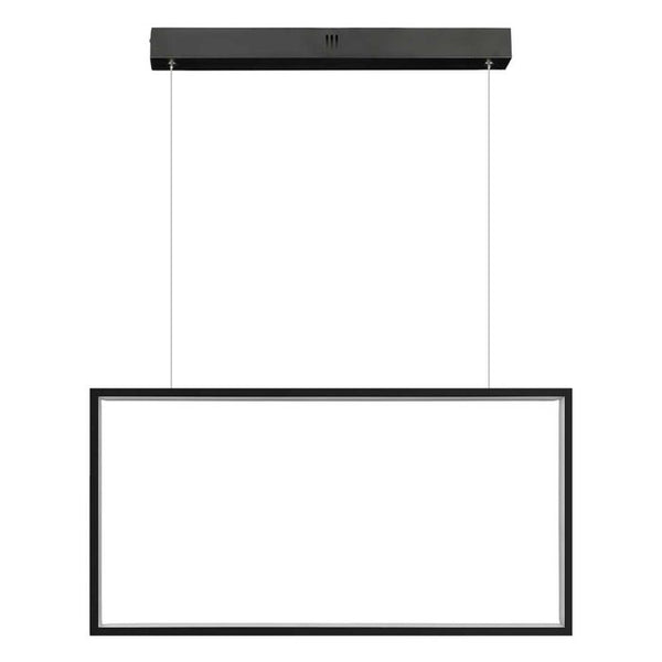 Pendente Tec Preto 30x60cm LED 32W 3000k GD016B Bella ST2465