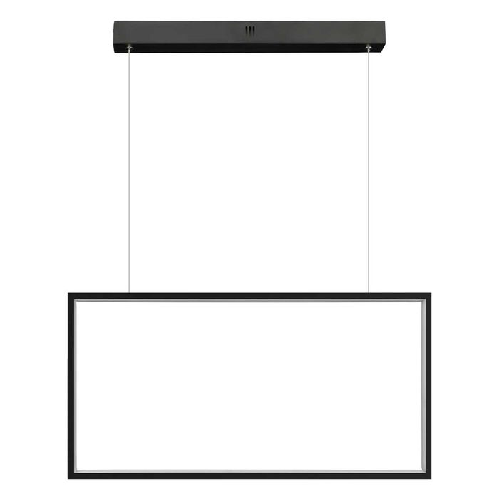 Pendente Tec Preto 30x60cm LED 32W 3000k GD016B Bella ST2465