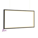 Pendente Tec Preto 30x60cm LED 32W 3000k GD016B Bella ST2465