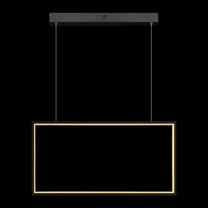 Pendente Tec Preto 30x60cm LED 32W 3000k GD016B Bella ST2465