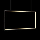 Pendente Tec Preto 30x60cm LED 32W 3000k GD016B Bella ST2465