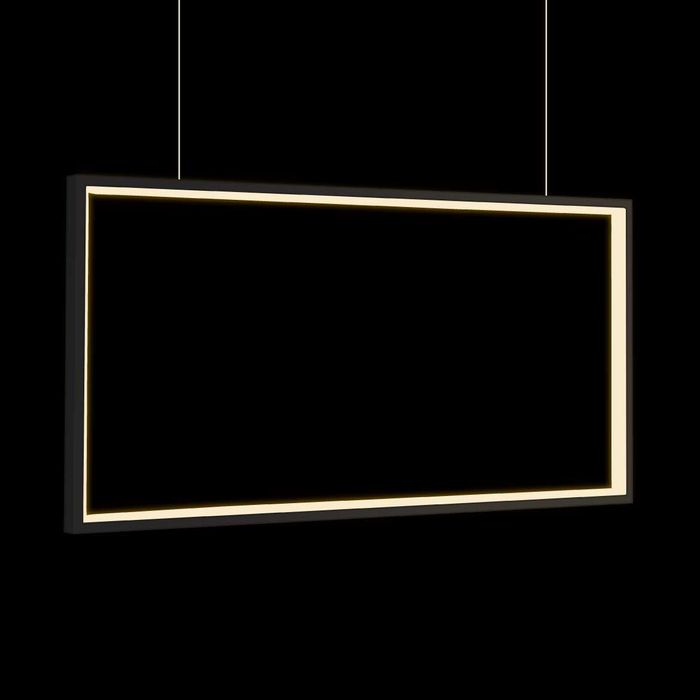 Pendente Tec Preto 30x60cm LED 32W 3000k GD016B Bella ST2465