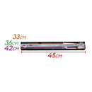 Pendente Tec Preto 30x60cm LED 32W 3000k GD016B Bella ST2465