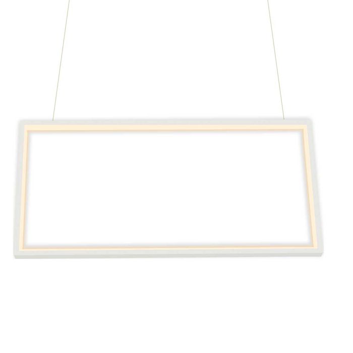 Pendente Tec Branco 30x60cm LED 32W 3000k GD016W Bella ST2465