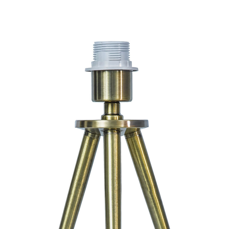 Base Para Abajur Allegro Bronze (d)26cm (a)42cm  1xe27 40w - GL013G - Bella Iluminação