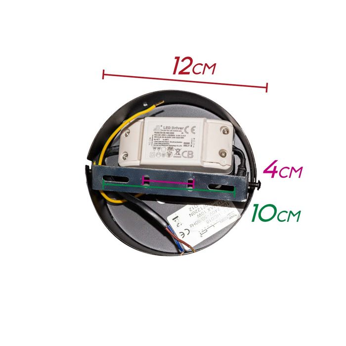 Pendente Fog Rose Gold Fume LED 10W 3000k Bella HC018 ST2438