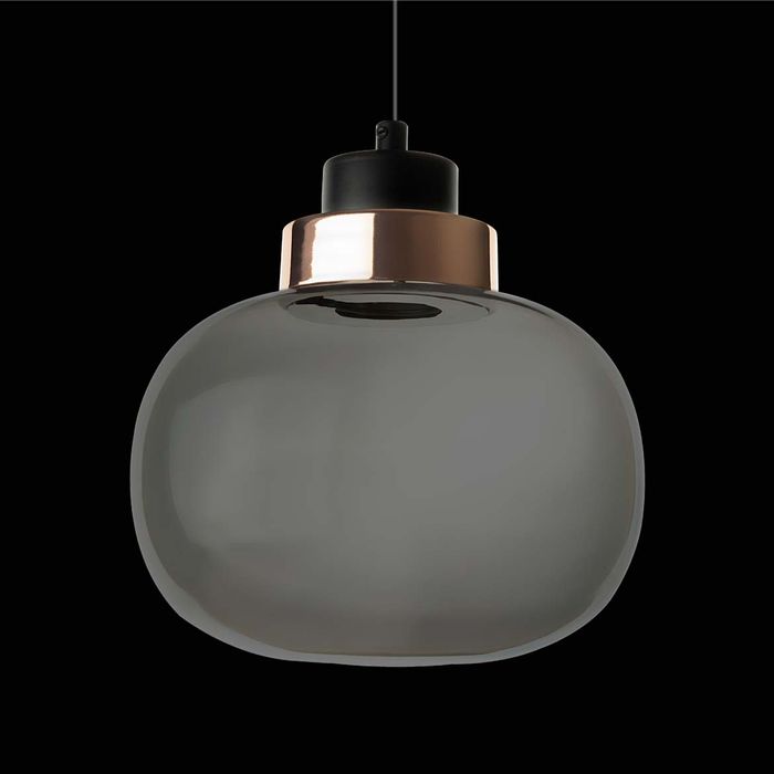 Pendente Fog Rose Gold Fume LED 10W 3000k Bella HC018 ST2438