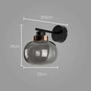 Arandela Fog Rose Gold e Fume 10W 3000k HC019 Bella ST2496