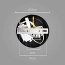 Arandela Fog Rose Gold e Fume 10W 3000k HC019 Bella ST2496