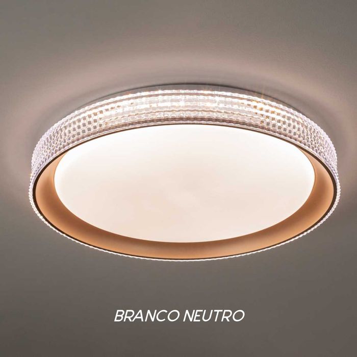 Plafon Baco Controle Remoto 50cm LED 36W Starlux HL008 ST2453
