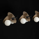 Pendente Ibira 100cm 6 Cúpulas Vidro para G9 HL011M Bella ST2497