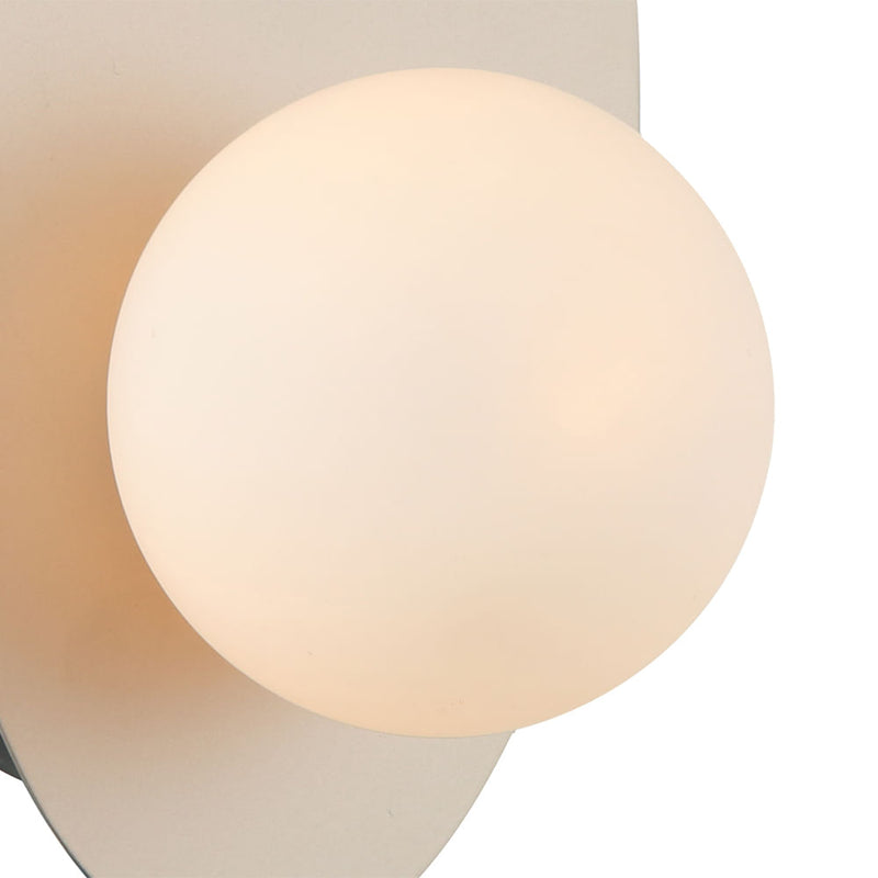 Arandela Ibira Nude e Preto e Branco (c)14cm (l)13cm (a)25cm  1xg9 25w - HL015 - Bella Iluminação
