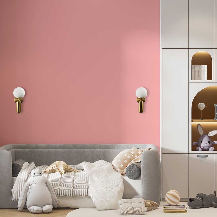 Arandela Cuíca Bronze Globo Vidro Branco Bella HL016 ST2437