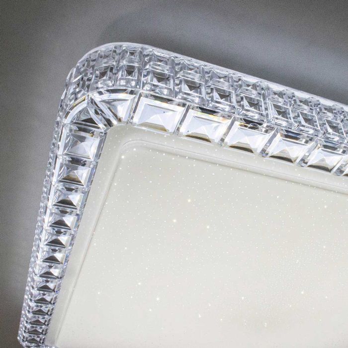 Plafon LED Acrilico Efeito Estrelado 28x28cm Orion ST1382