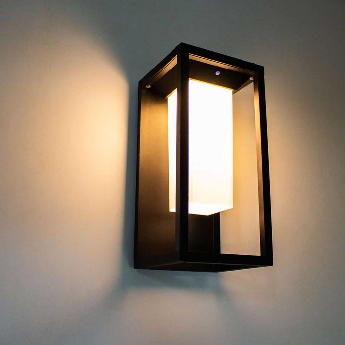 Arandela De Energia Solar LED 2W 3000k IP65 em Alumínio HM36632 ST1339