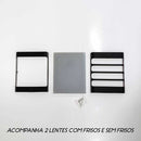 Arandela Preta Face Led 20w Branco Quente 36922 St1633