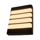 Arandela Preta Face Led 20w Branco Quente 36922 St1633