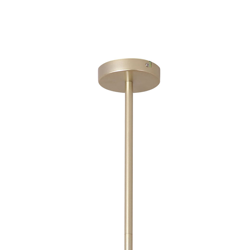 Pendente Floresta Dourado e Transparente (c)100cm (l)40cm (a)40cm  6xg9 - HM001 - Bella Iluminação