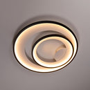 Plafon Loop Preto 62cm LED 60W 3000K HM008WB Bella ST2554