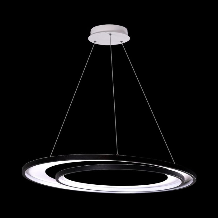 Pendente Loop Preto e Branco LED 76W 3000k HM010WB Bella ST2542