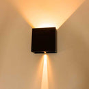 Arandela Preta Astral Led 4w Fachos Ajustáveis HM38117 St1627