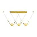 Pendente Oscar Cúpula de Vidro p/ 3x LED G9 HP001 Bella ST1885-Bella Iluminação-Starlumen