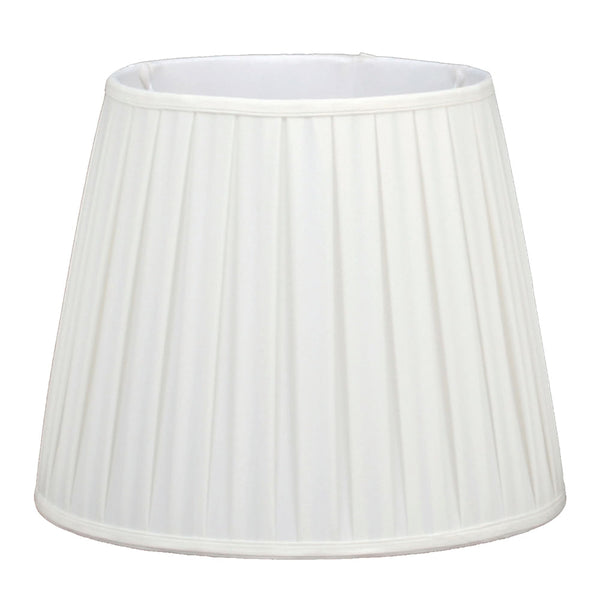 Cupula Pliss Off White (d)42cm (l)30cm (a)33cm - HU021 - Bella Iluminação