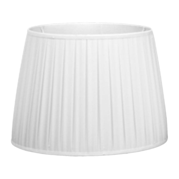Cupula Pliss Off White (d)38cm (l)28cm (a)28cm - HU022 - Bella Iluminação