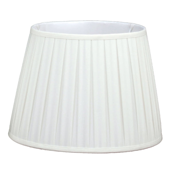 Cupula Pliss Off White (d)48cm (l)38cm (a)35cm - HU024 - Bella Iluminação