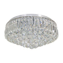 Plafon Cristal Transparente Kri 54cm Bella P/9 Lampadas G9 Hu1104 St1481