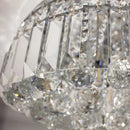 Plafon Cristal Transparente Kri 54cm Bella P/9 Lampadas G9 Hu1104 St1481