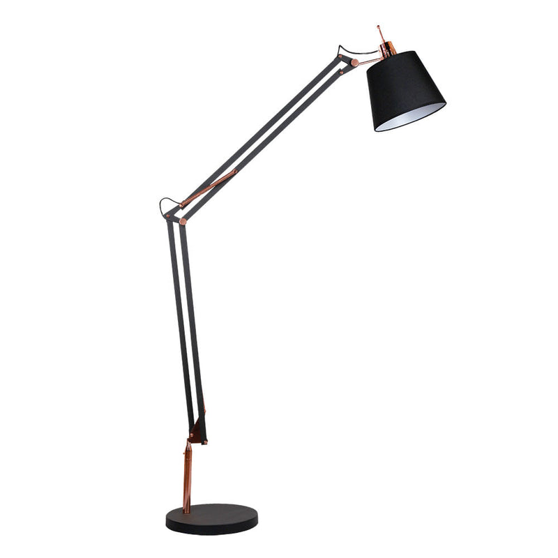 Coluna Scope Cobre e Preto (d)30cm (a)182cm  1xe27 40w - HU4002B - Bella Iluminação
