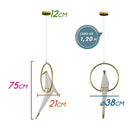 Pendente Perch Bird Pássaro Origami Ouro LED 6W IDL-001-MG Starlux ST1755
