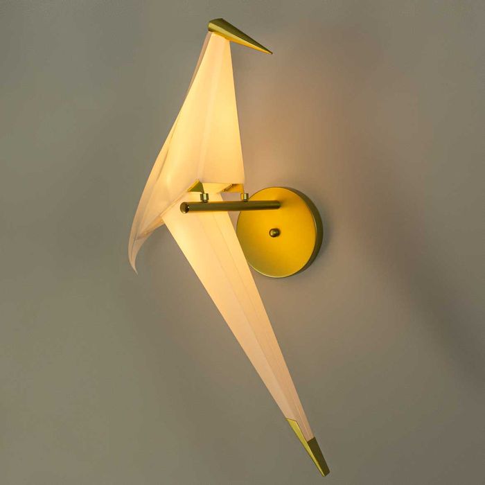 Arandela Perch Bird Dourado Pássaro Origami LED 6W  IDL-002-MG ST1760