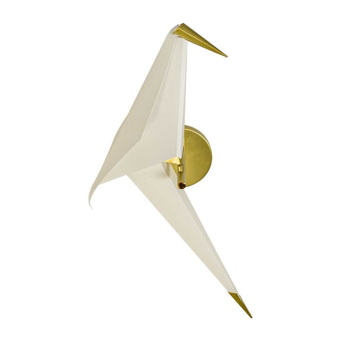 Arandela Perch Bird Dourado Pássaro Origami LED 6W  IDL-002-MG ST1760