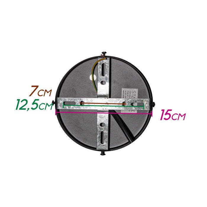 Pendente Ieda Cúpula de Vidro p/ 5x E27 IDL-011-SKY Starlux ST2408