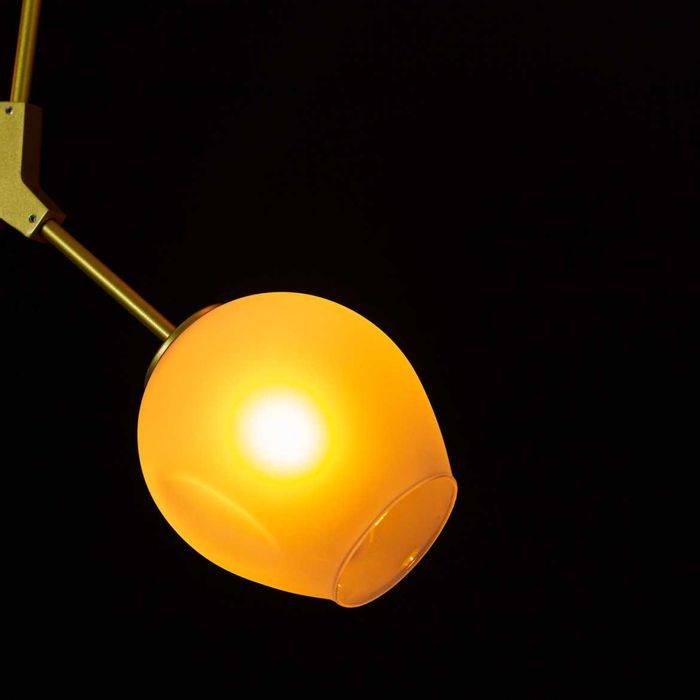 Pendente Ieda Cúpula de Vidro p/ 5x E27 IDL-011-WMG Starlux ST2408
