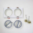 Spot Duplo Embutir Recuado Orientável Gu10 Ar70 IL4705 St447