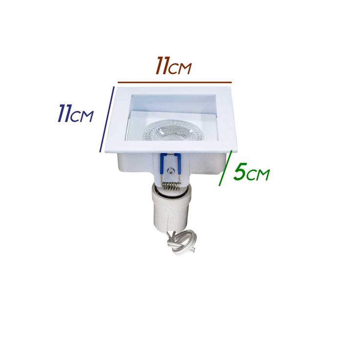 Spot Embutir Recuado Flat Direcionável E27 p/ PAR20 IN65003-BT ST554