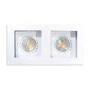 Spot Duplo Embutir Recuado Flat Orientável Gu10 Par16 IN65022-BT St629