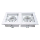 Spot Duplo Embutir Recuado Flat Direcionável E27 Par20 IN65023-BT St615