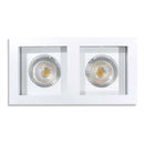 Spot Duplo Embutir Recuado Flat Direcionável E27 Par20 IN65023-BT St615