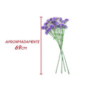 Kit 4 Galhos De Flores Artificiais Roxas para Arranjo Permanente St1928-Starlumen-