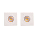 Kit C/2 Mini Embutido Branco 1W 3000k p/ Armários Nichos Prateleiras 34416 Opus St1355-Opus-Starlumen