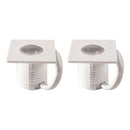 Kit C/2 Mini Embutido Branco 1W 3000k p/ Armários Nichos Prateleiras 34416 Opus St1355-Opus-Starlumen