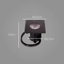 Kit C/2 Mini Embutido Preto 1W 3000k p/ Armários Nichos Prateleiras 34409 Opus St1355-Opus-Starlumen