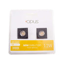 Kit C/2 Mini Embutido Preto 1W 3000k p/ Armários Nichos Prateleiras 34409 Opus St1355-Opus-Starlumen