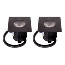 Kit C/2 Mini Embutido Preto 1W 3000k p/ Armários Nichos Prateleiras 34409 Opus St1355-Opus-Starlumen